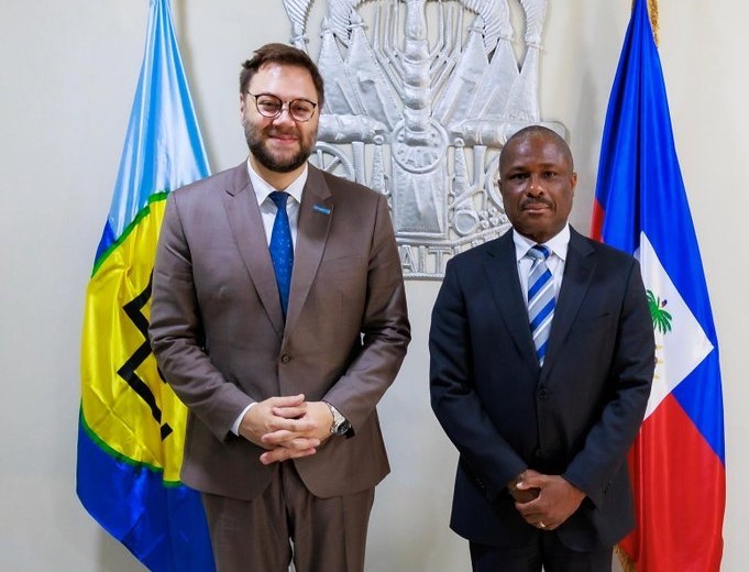 Rencontre entre le chancelier haïtien et le représentant du Haut-Commissariat des Nations Unies pour les Réfugiés en Haïti