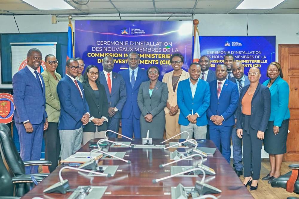 Franseline Hérode installée Présidente de la Commission interministérielle des investissements