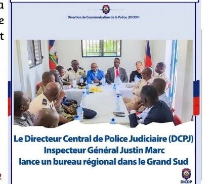 Un nouveau bureau régional de la DCPJ inauguré aux Cayes