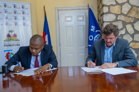 Signature d’un accord de partenariat entre l’OIM et l’UCLBP