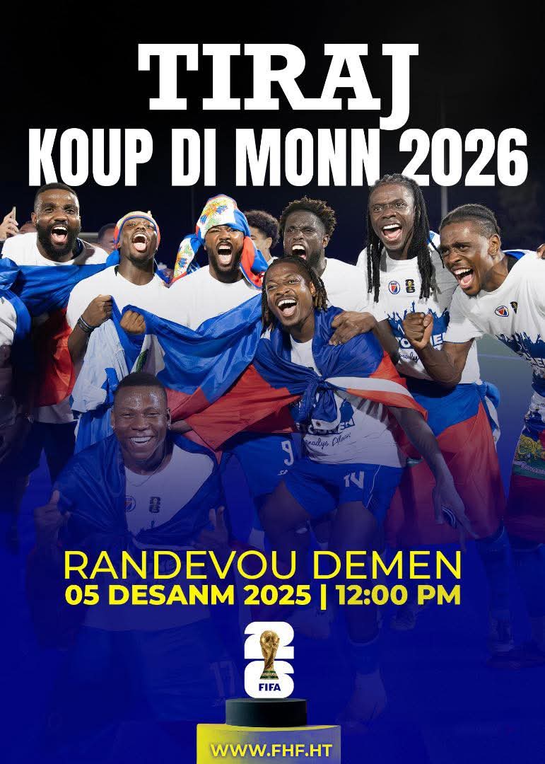 Tirage au sort du mondial 2026 : Haïti attend de connaître ses adversaires