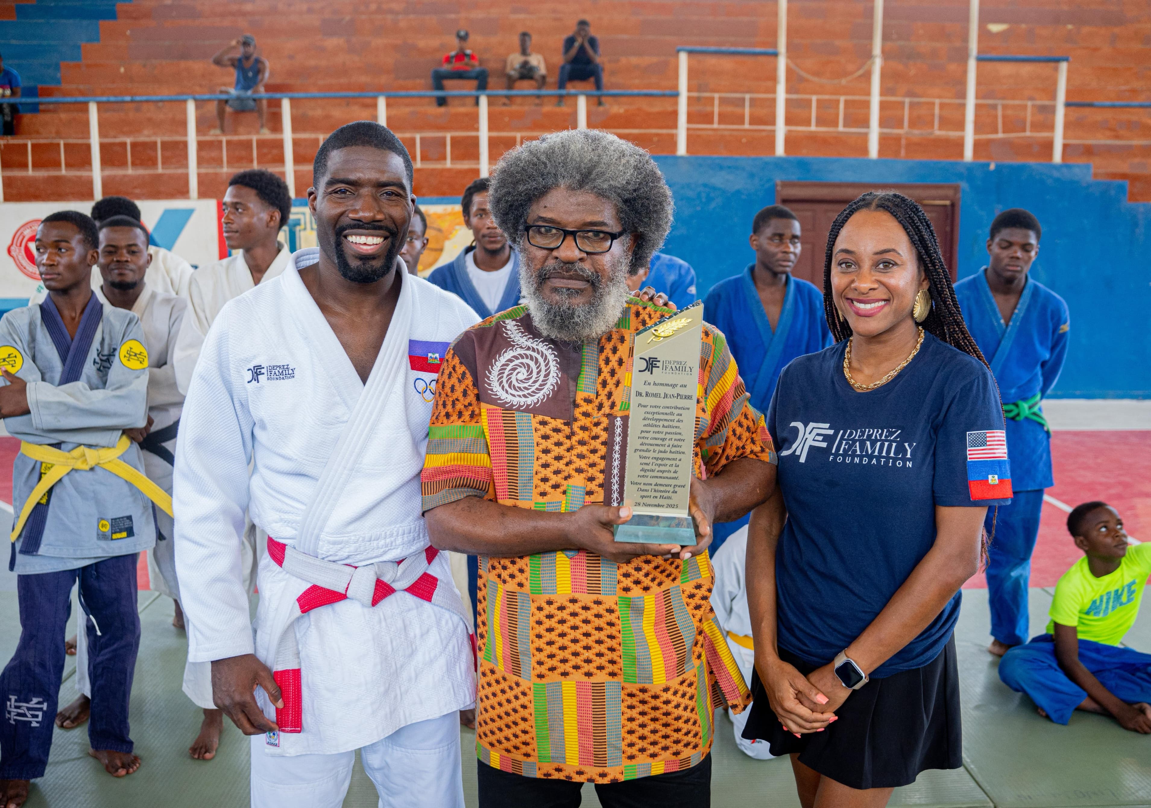 Séances de formation, le Dr Romel Jean-Pierre honoré, Deprez Family Foundation fait des heureux
