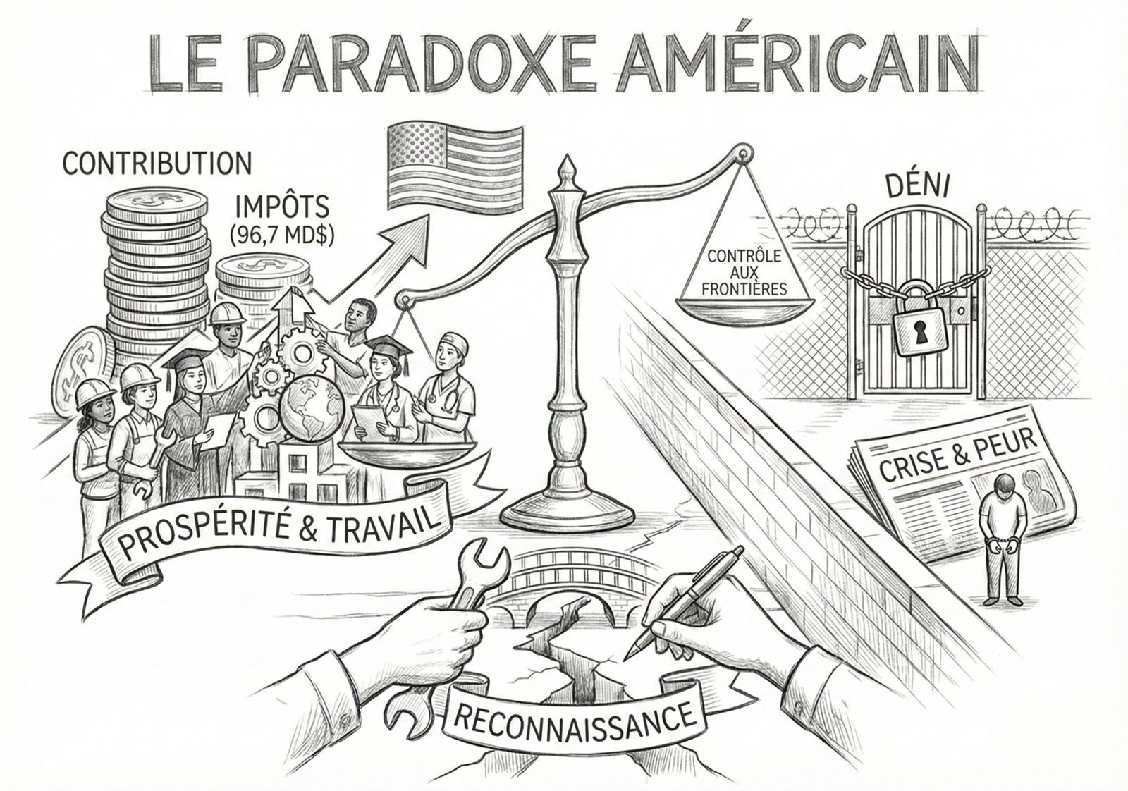 L'Amérique face à ses paradoxes  : Prospérité et déni