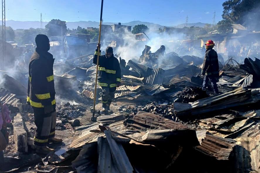 Le marché Dumornay à 33 ravagé par un incendie