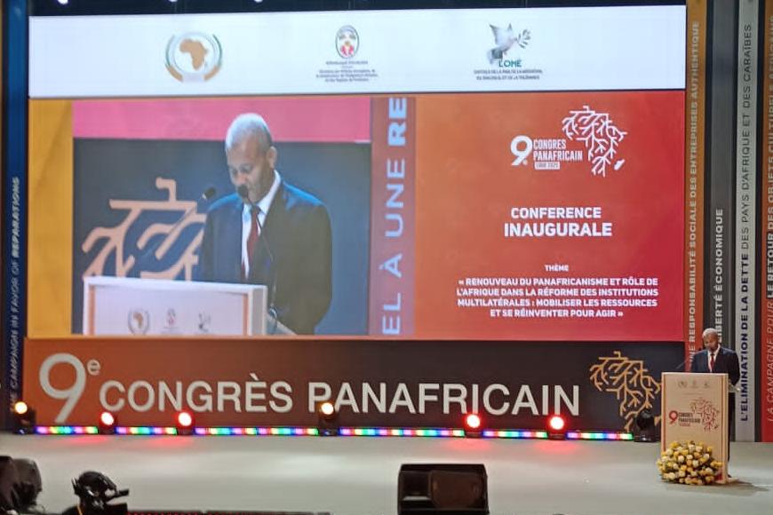 9e Congrès Panafricain  Haiti et le Panafricanisme, l'intervention de Fritz Deshommes