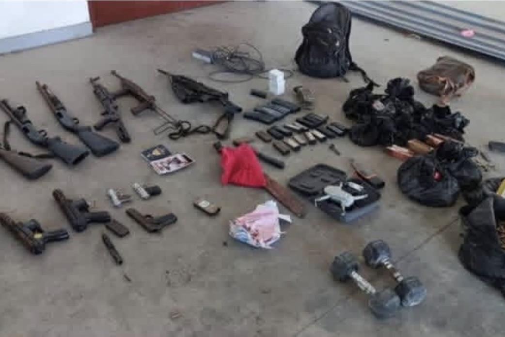 La PNH récupère un important arsenal lors d’une opération à Bel-Air