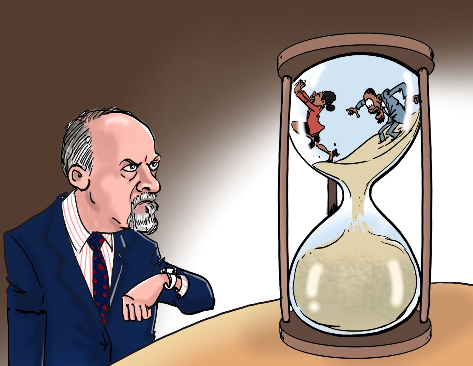 Tentative ratée de renverser Laurent Saint-Cyr...