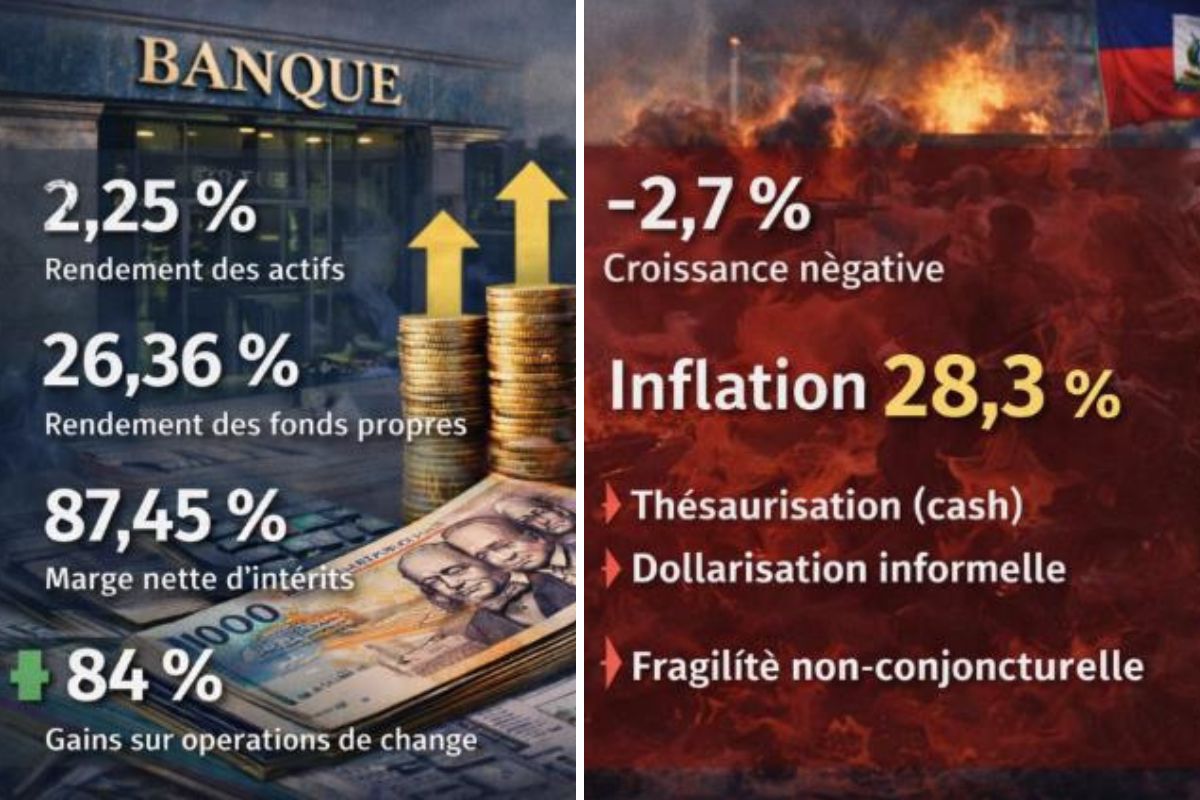Un système bancaire en bonne santé dans un pays en soins intensifs: le paradoxe CAMEL