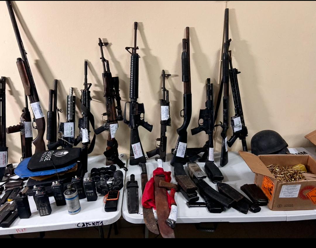 Security Operations: PNH Seizes 33 Firearms and Over 12,000 Rounds of Ammunition