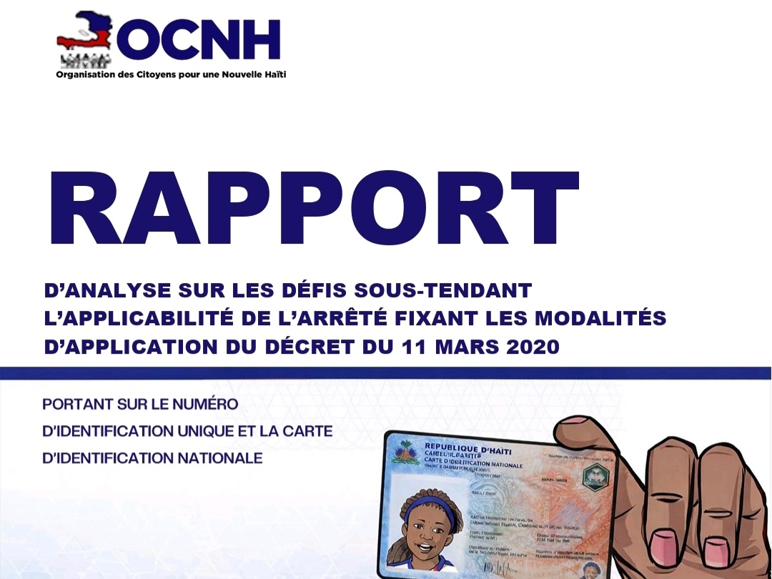 L’OCNH alerte sur les limites de l’arrêté encadrant le NINU et la CIN