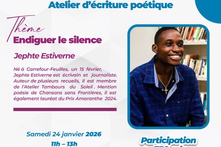 Mois d’Encre lance une série d’ateliers d’écriture poétique à Port-au-Prince