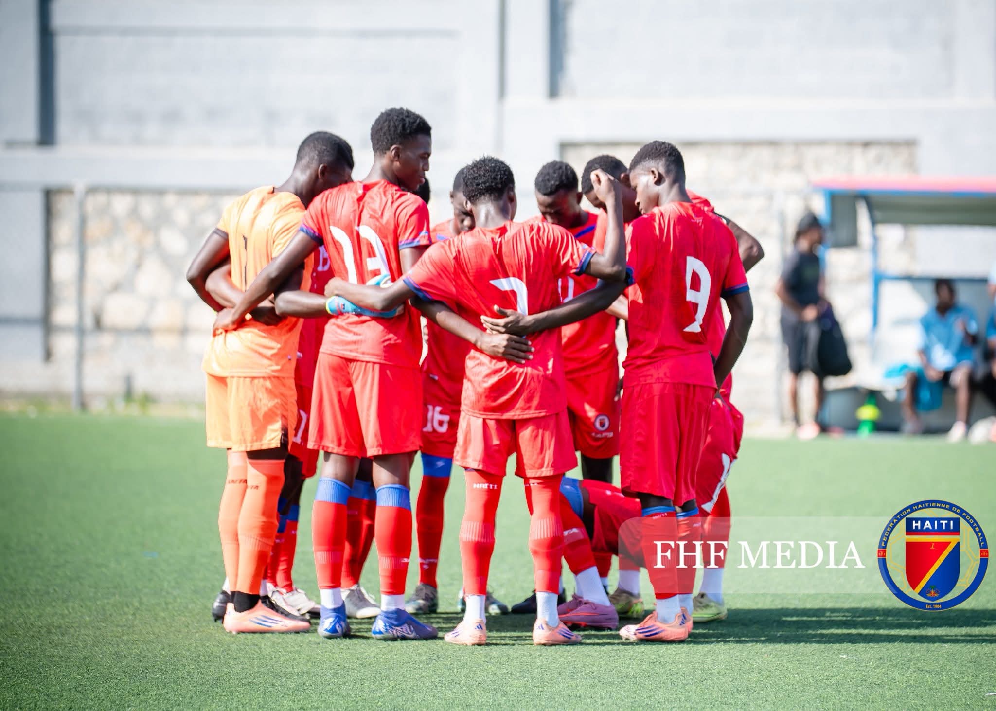La sélection haïtienne U17 s'incline face à l'Aigle Noir AC