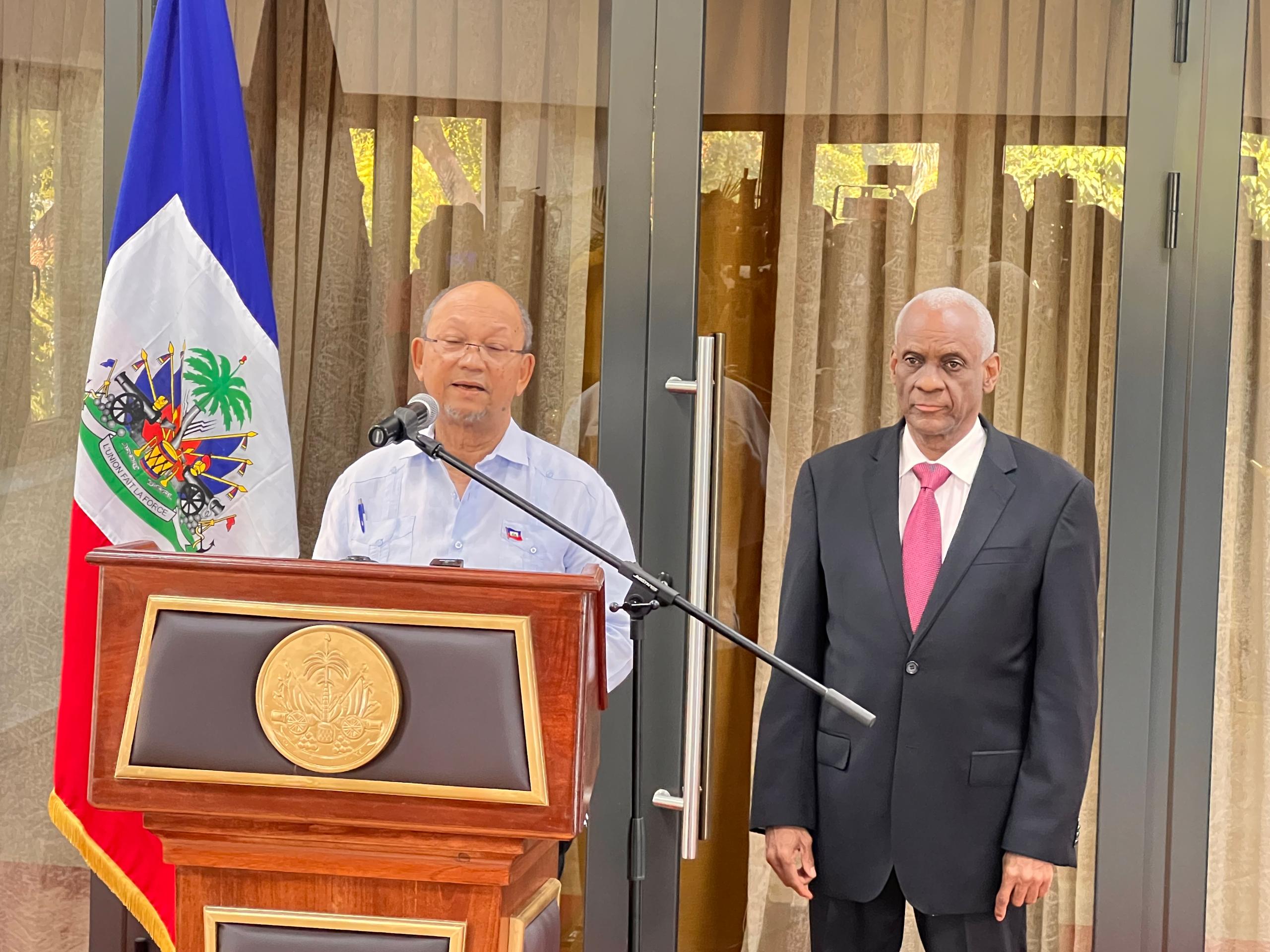 Leslie Voltaire et Edgard Leblanc Fils confirment qu'une majorité de membres du CPT veulent le départ du Premier ministre Fils-Aimé