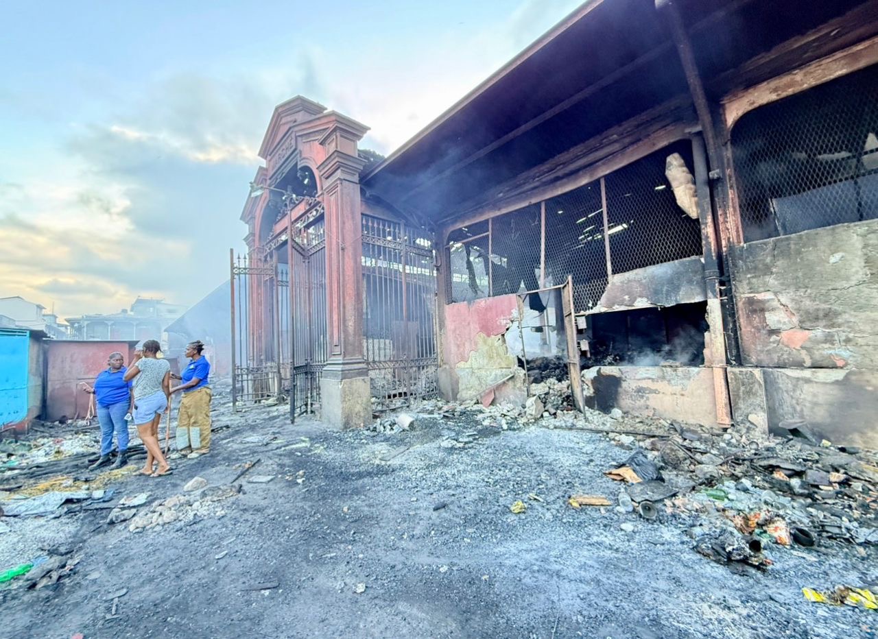 Incendie au marché Clugny du Cap