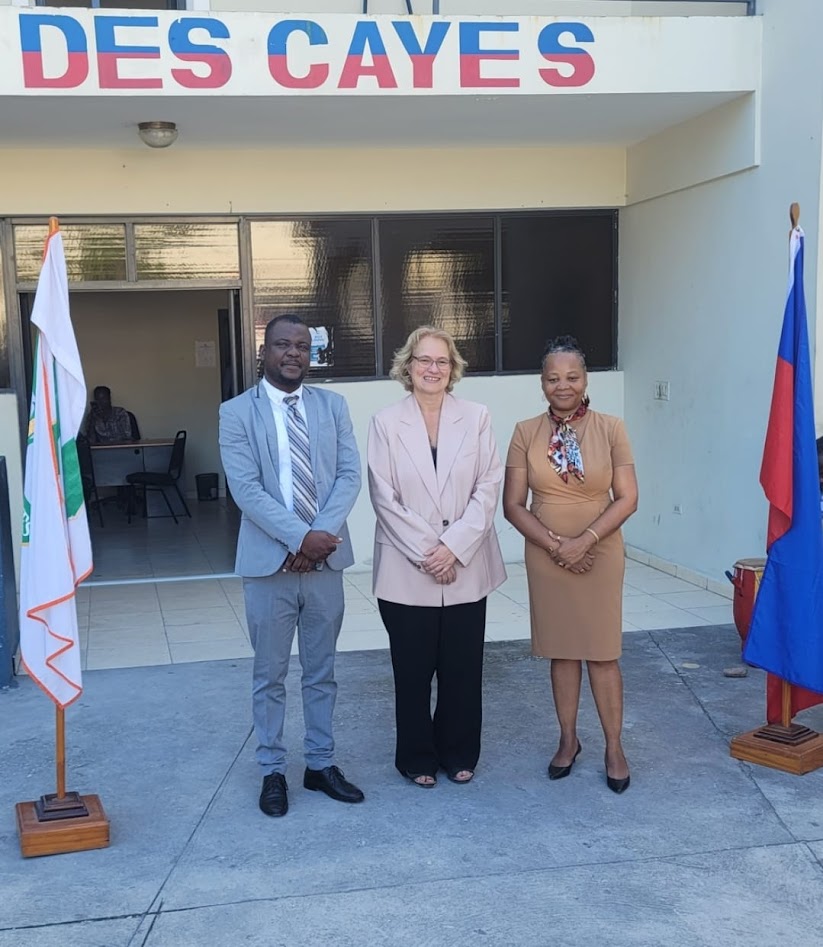 Coopération UE–Haïti : l’Ambassadrice Hélène Roos en visite officielle aux Cayes