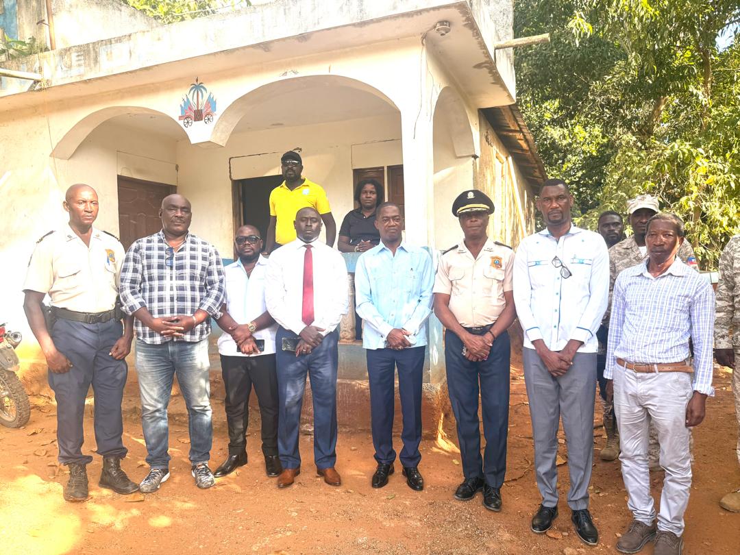 Renforcement des infrastructures policières : le BMPAD et le haut commandement de la PNH en mission dans le Nord-Est