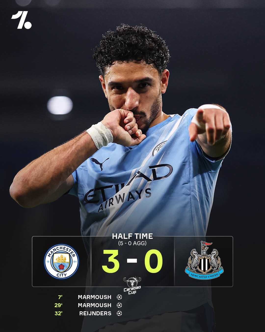 Coupe de la Ligue : Manchester City rejoint Arsenal en finale