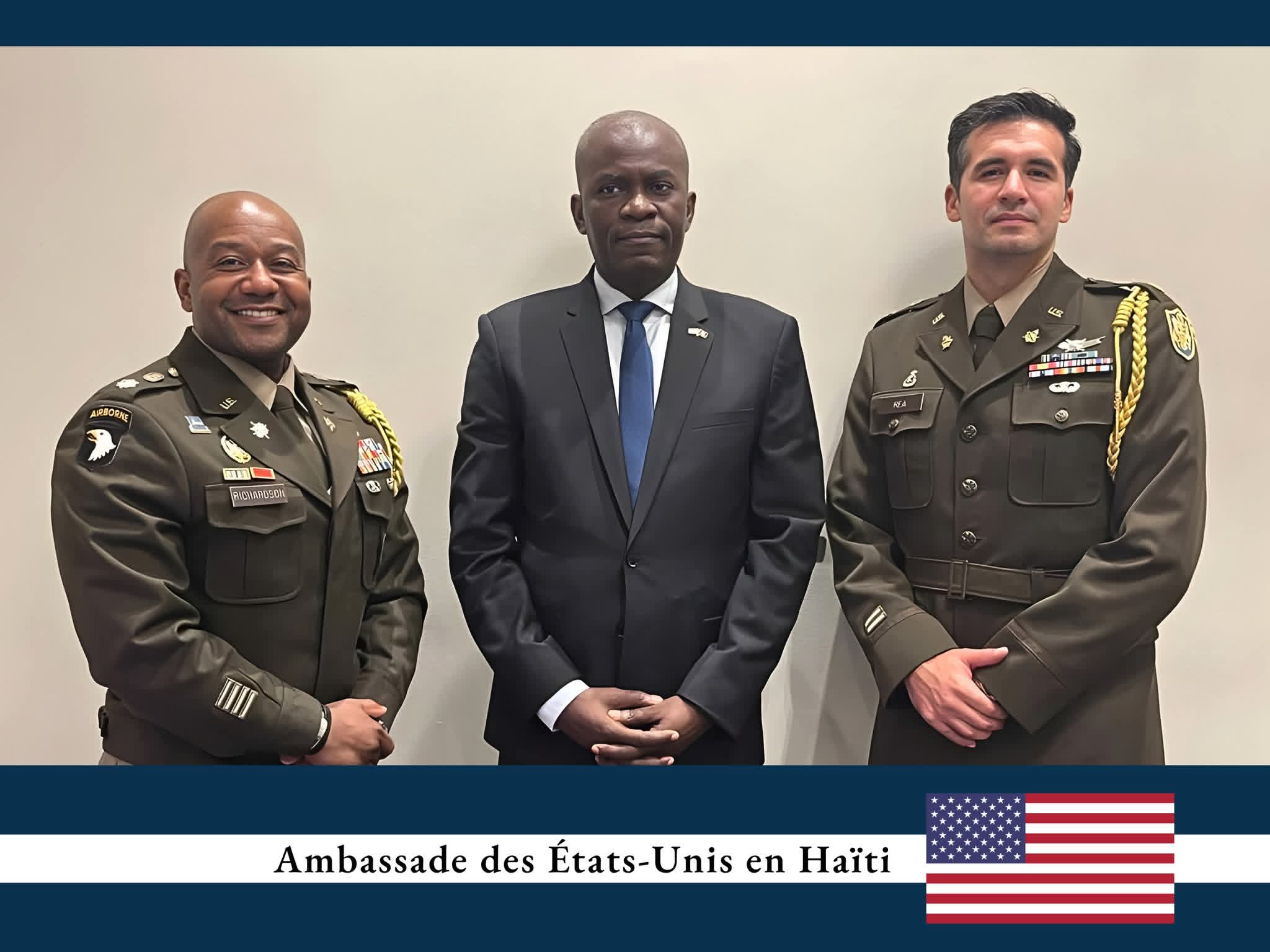 Sécurité nationale : discussions entre le ministre de la Défense et l'ambassade des États-Unis