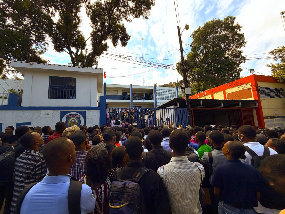 Ces jeunes qui veulent intégrer la PNH…