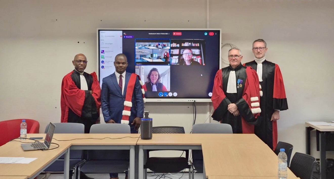 Kervens Valcin devient docteur en droit en France