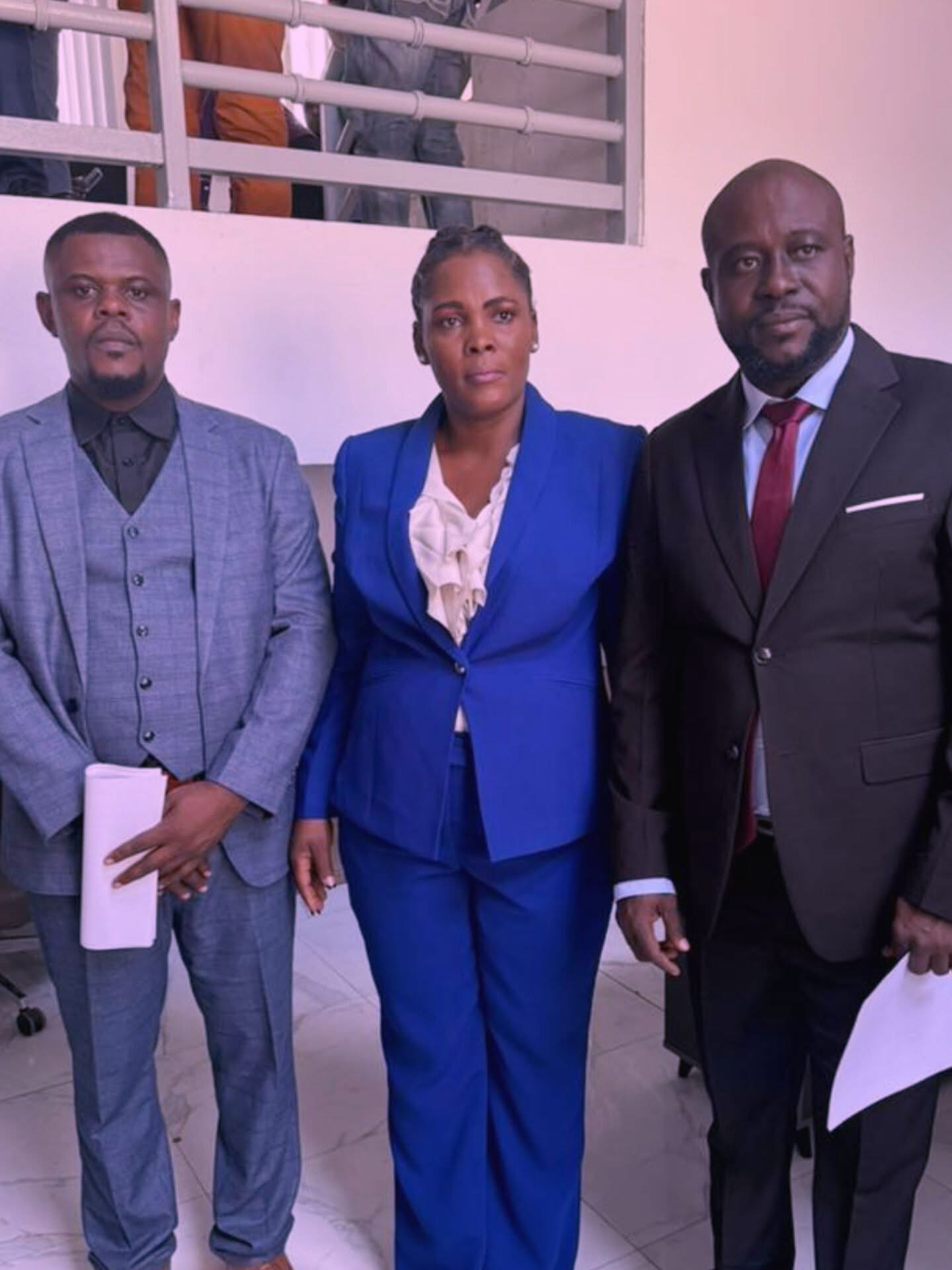 Prestation de serment de la commission municipale intérimaire de Gressier au tribunal de Port-au-Prince