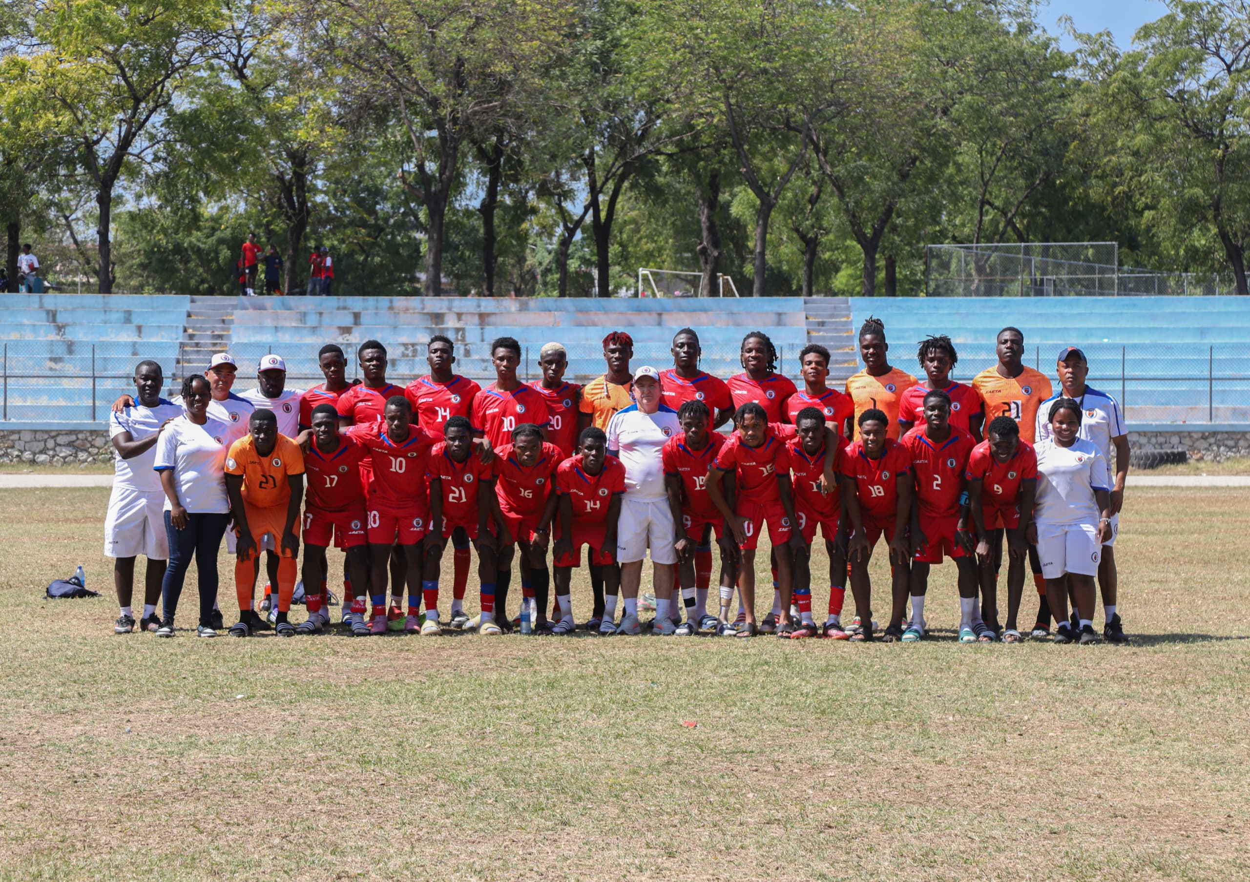 Service minimum pour la sélection haïtienne U20 face à l'Aigle Noir