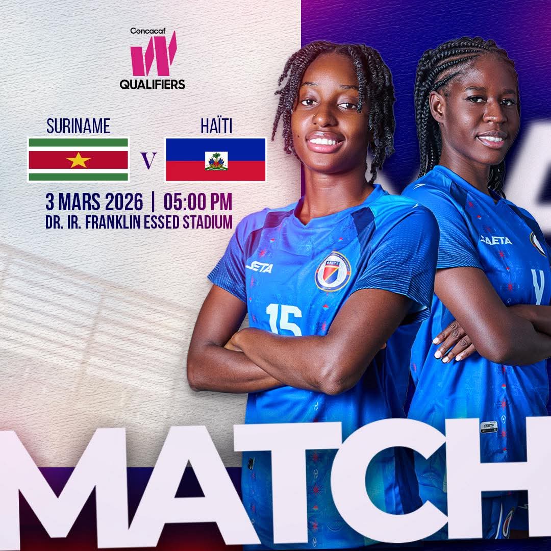 Les Grenadières à Paramaribo pour défier Suriname