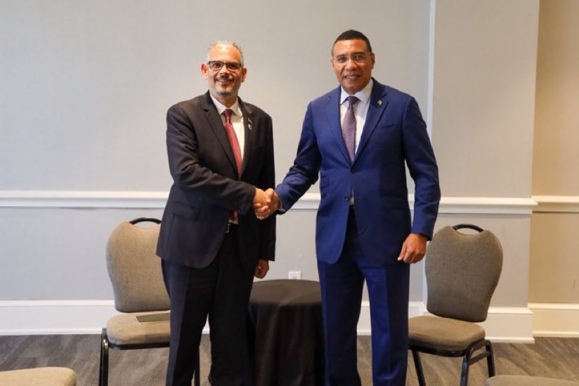 Rencontre entre le Premier ministre et son homologue jamaïcain