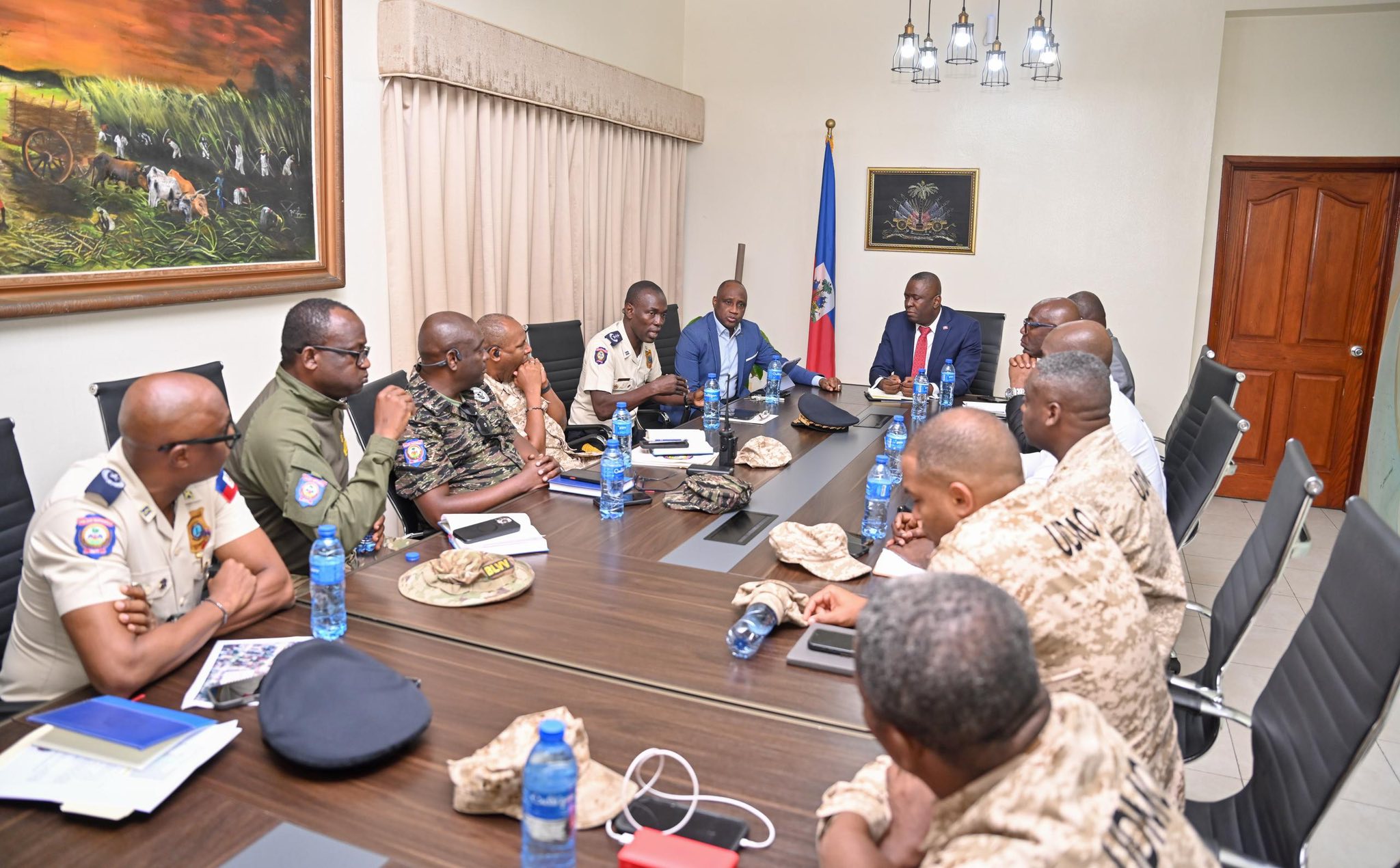 Réunion stratégique sur la sécurité nationale