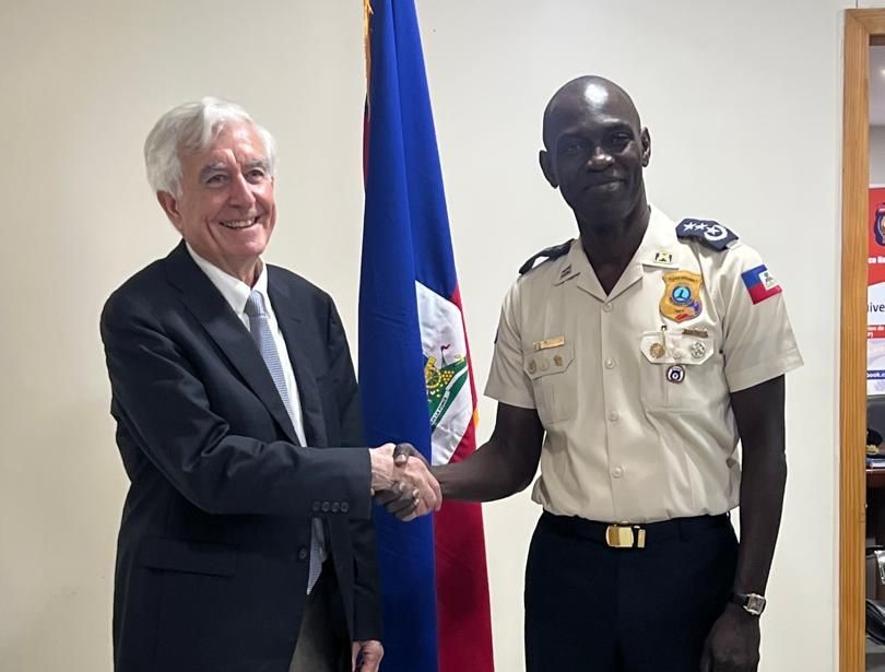 Rencontre du directeur de la PNH avec l’expert onusien William O’Neil