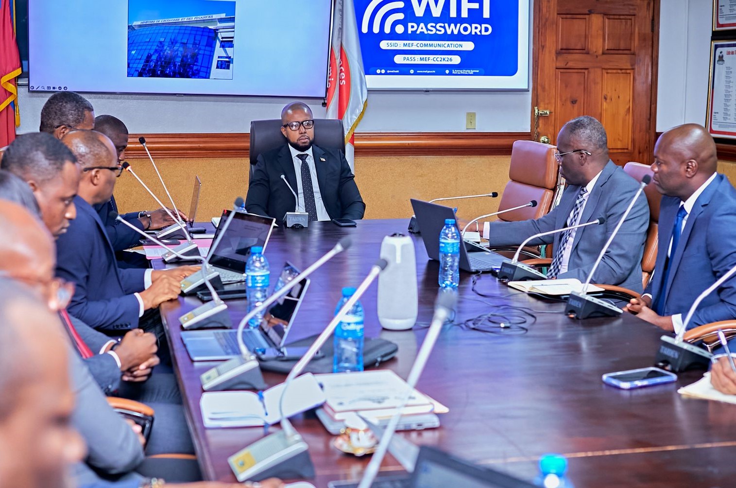 Réunion au MEF sur le nouveau Code fiscal haïtien 