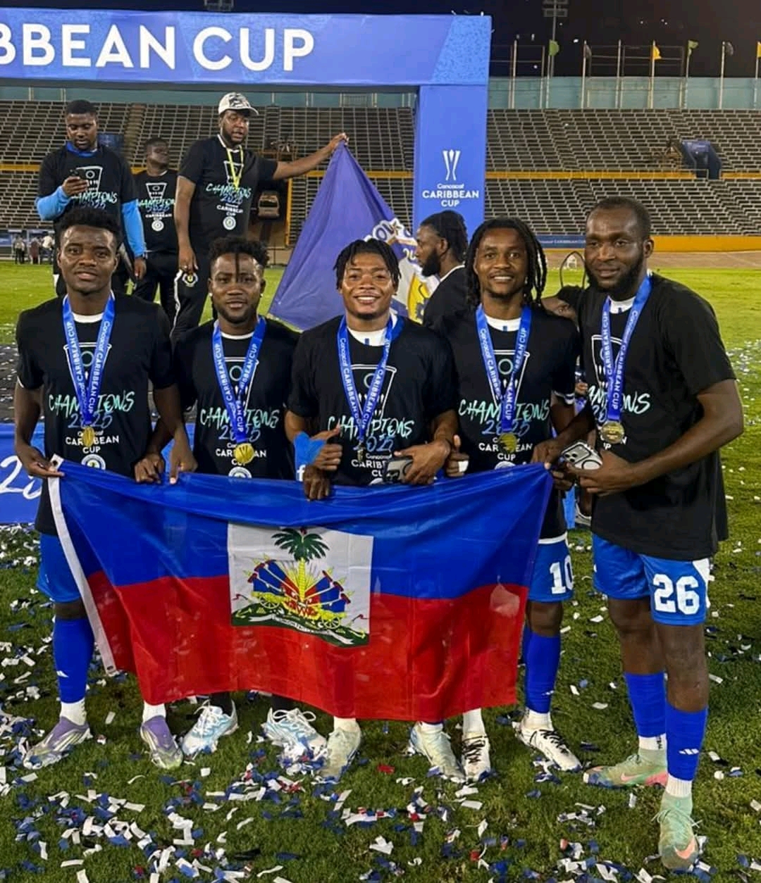 Défaite de Mount Pleasant FA, les joueurs haïtiens n'ont pas fait le voyage