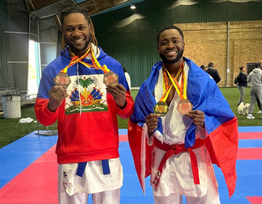 Deux frères haïtiens brillent au championnat Druk de karaté