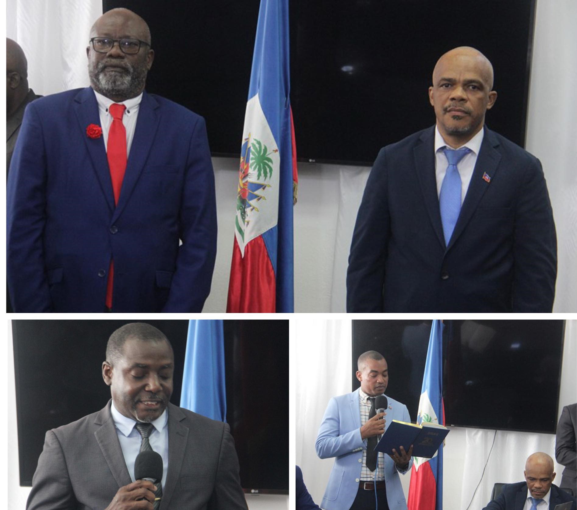 Installation d’un directeur général et de deux responsables au MENFP