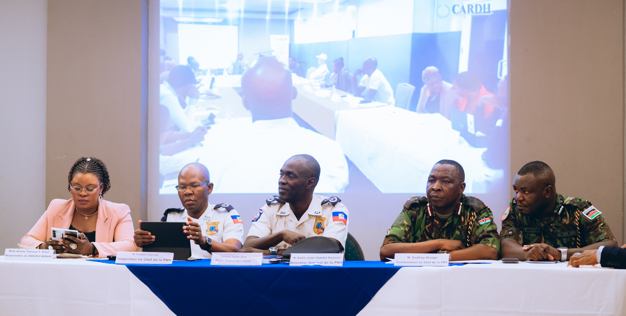 La mise en place de la FRG au cœur des échanges de la 6e Table sectorielle sur la sécurité