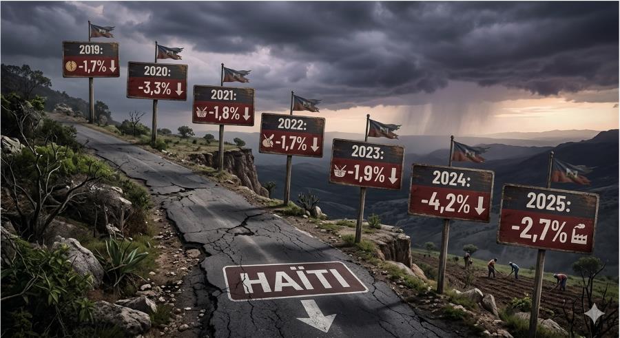 Dix ans sans élections, sept ans de contraction économique