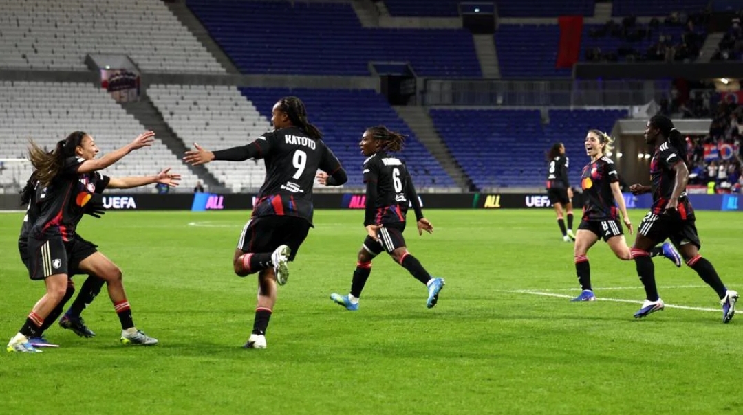 Ligue des champions féminine: Melchie Dumornay décisive, l'OL file en demi-finale