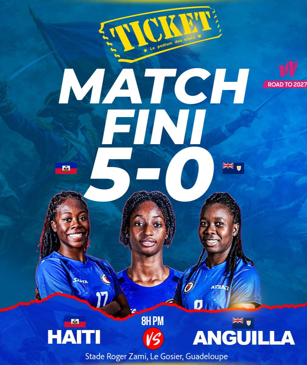 Promenade de santé pour Haïti qui s'impose 5-0 face à Anguilla