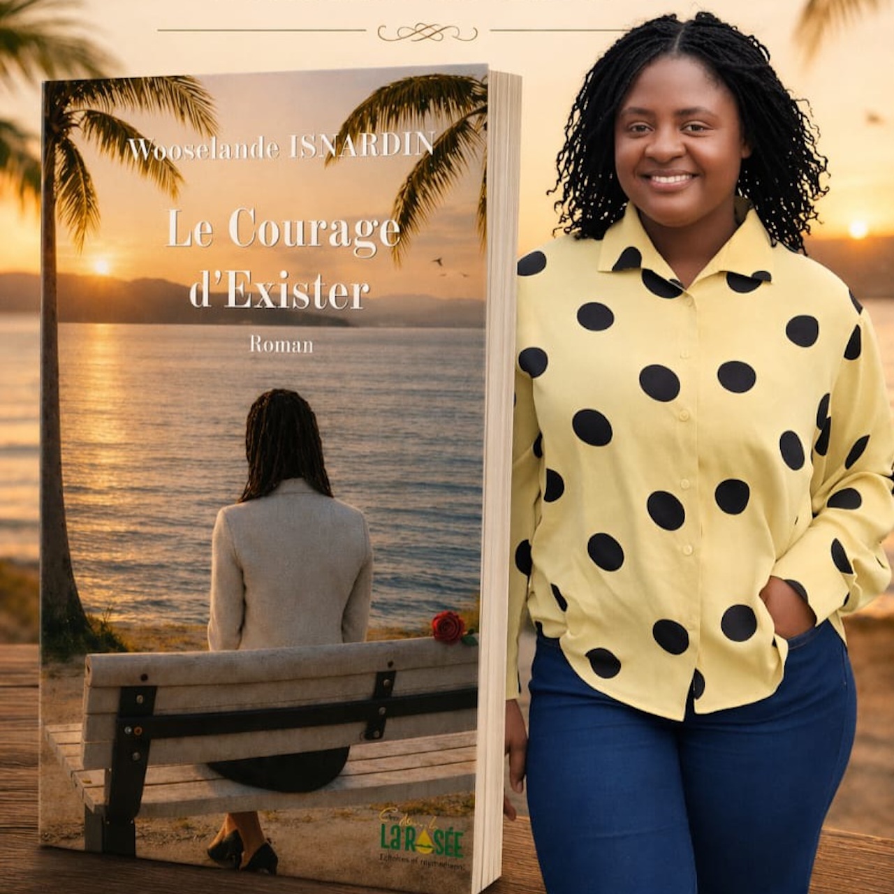 Wooselande Isnardin signe à Paris son deuxième roman " Le Courage d’exister"