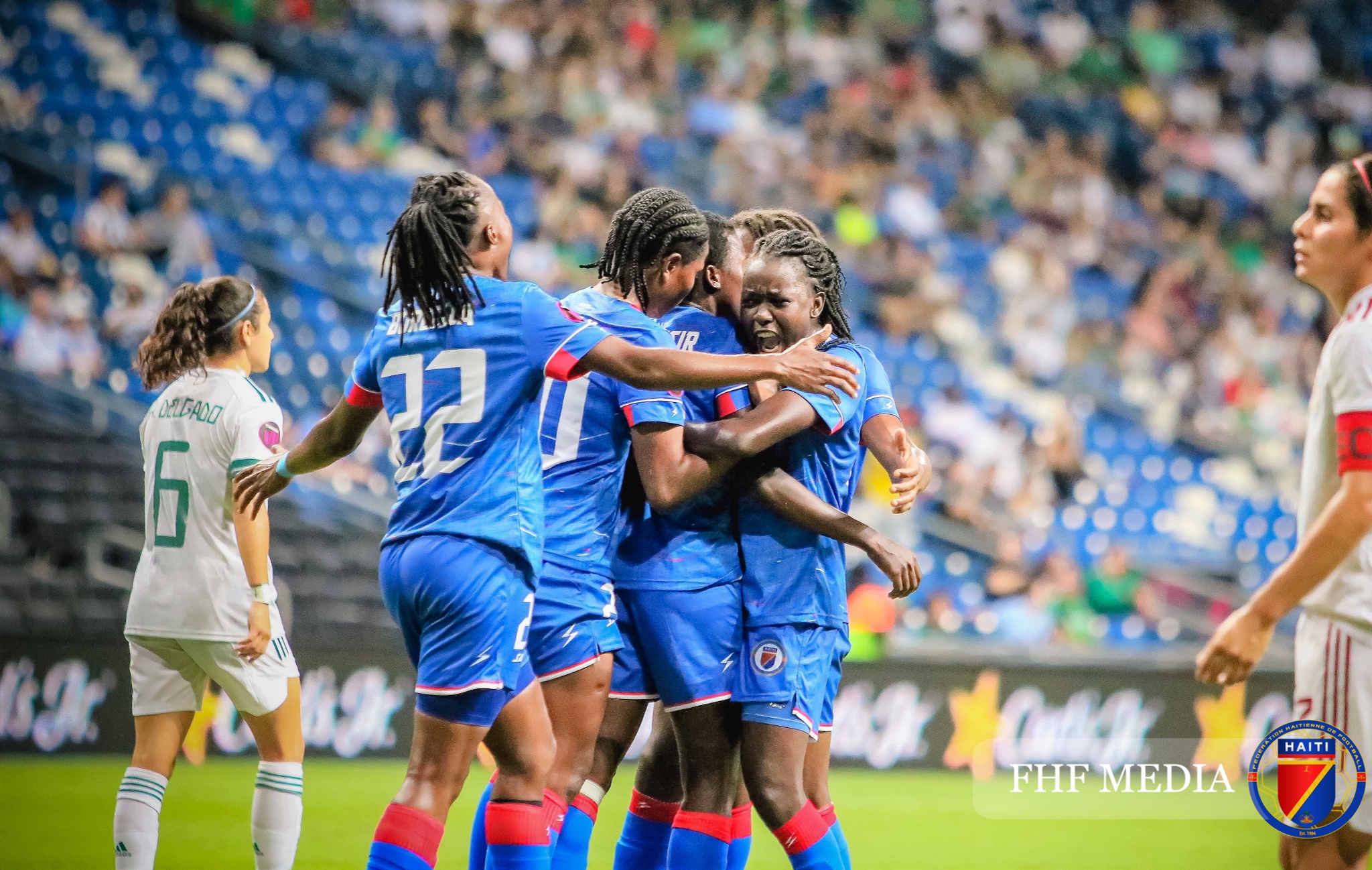 Football féminin: Haïti défiera le Mexique pour une place en Coupe du monde