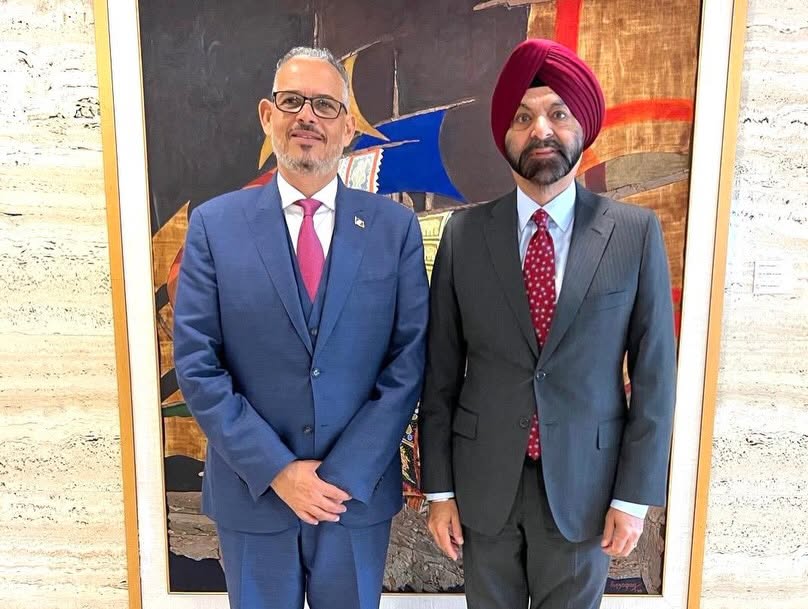 Fils-Aimé échange avec le président de la Banque mondiale sur la sécurité et la relance économique