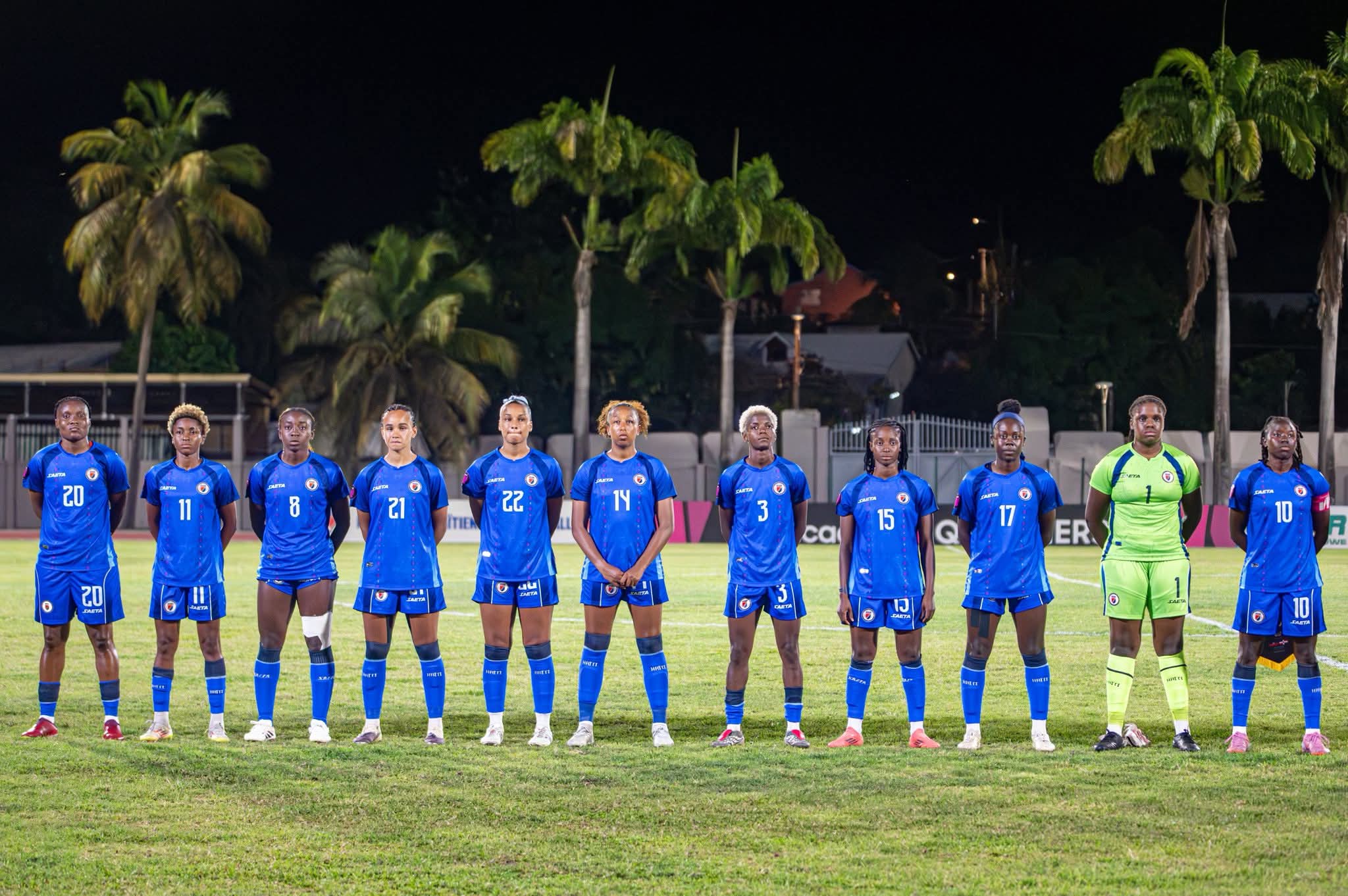Football féminin: Haïti grimpe d'une place au classement mondial de la FIFA