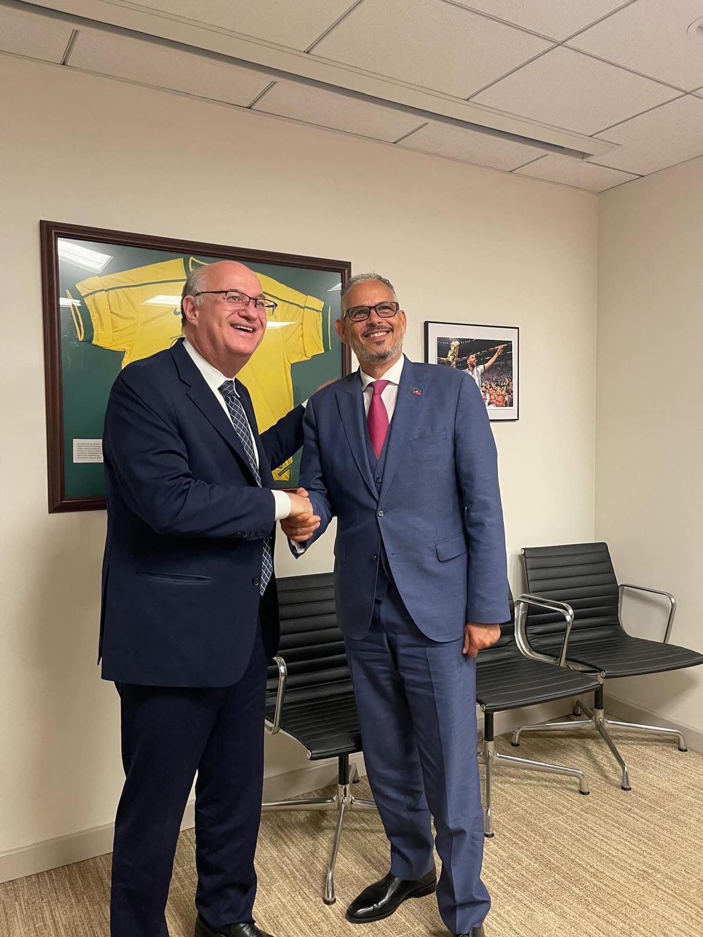 Le Premier ministre Fils-Aimé rencontre les responsables de la BID à Washington