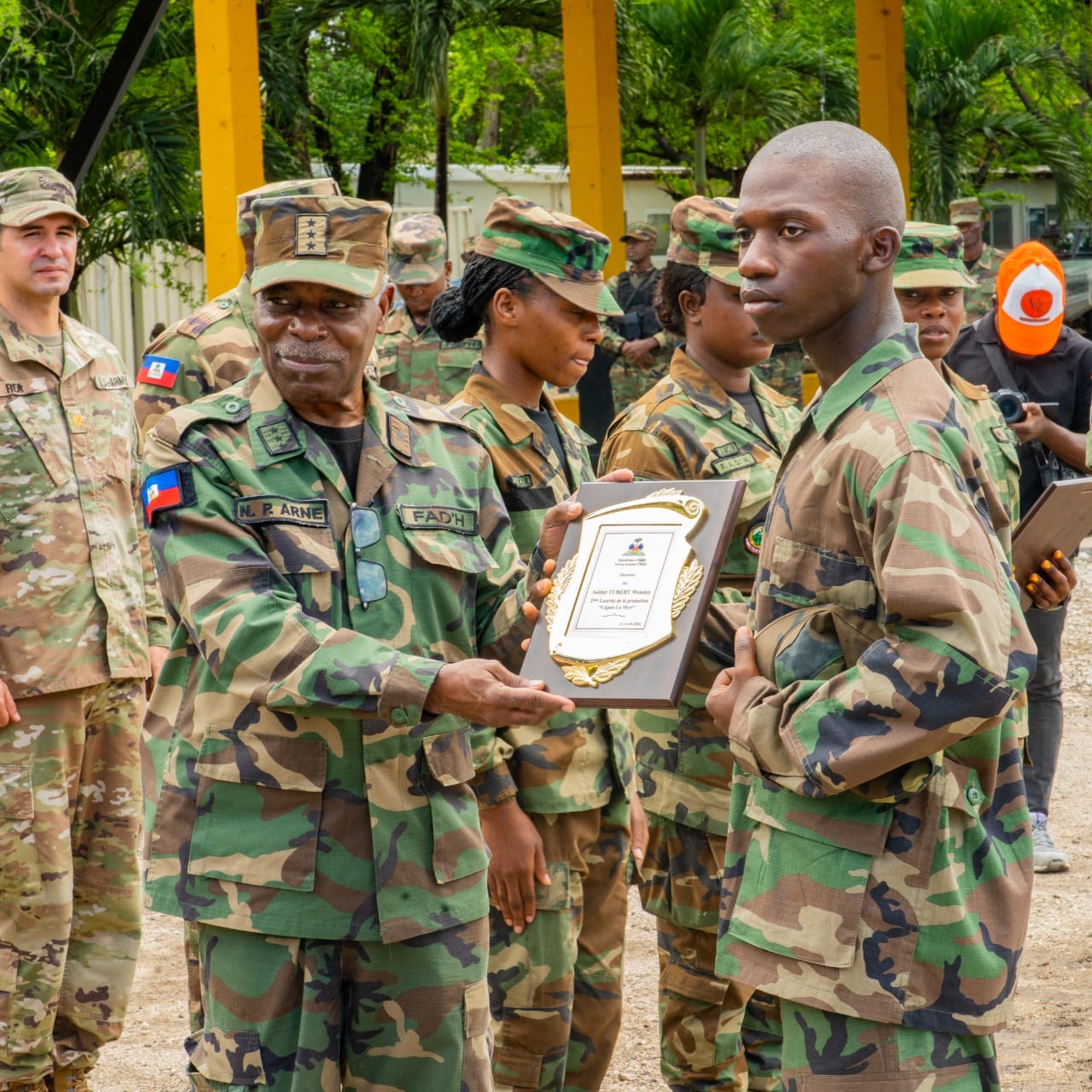 Graduation de la promotion François Capois des Forces Armées d'Haïti