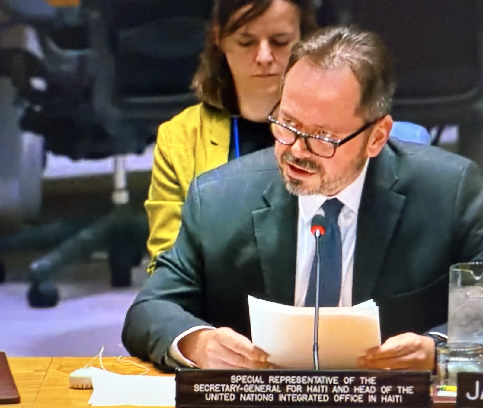 Conseil de sécurité de l’ONU : le chef du BINUH optimiste pour l’avenir d’Haïti