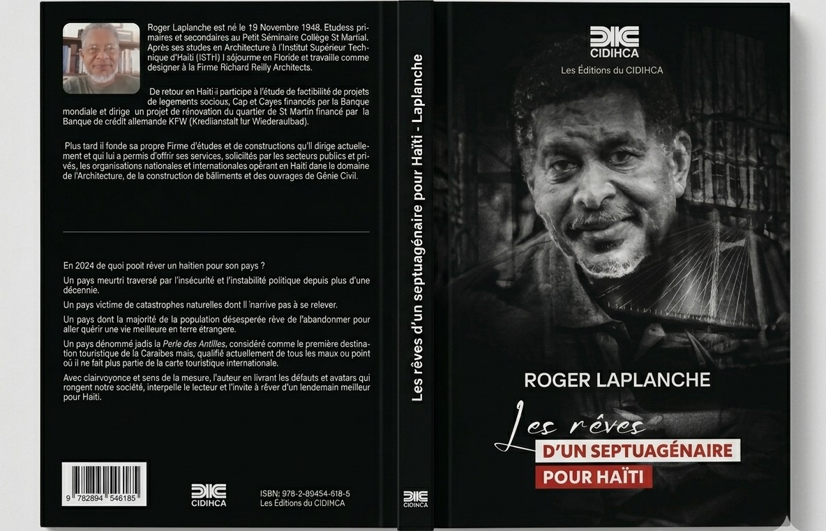 Roger Laplanche à Livres en Folie avec « Les rêves d’un septuagénaire pour Haïti »