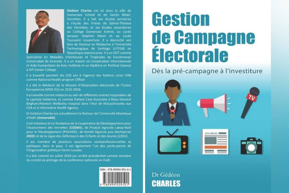 Gédéon Charles livre les secrets d’une campagne électorale réussie à Livres en Folie