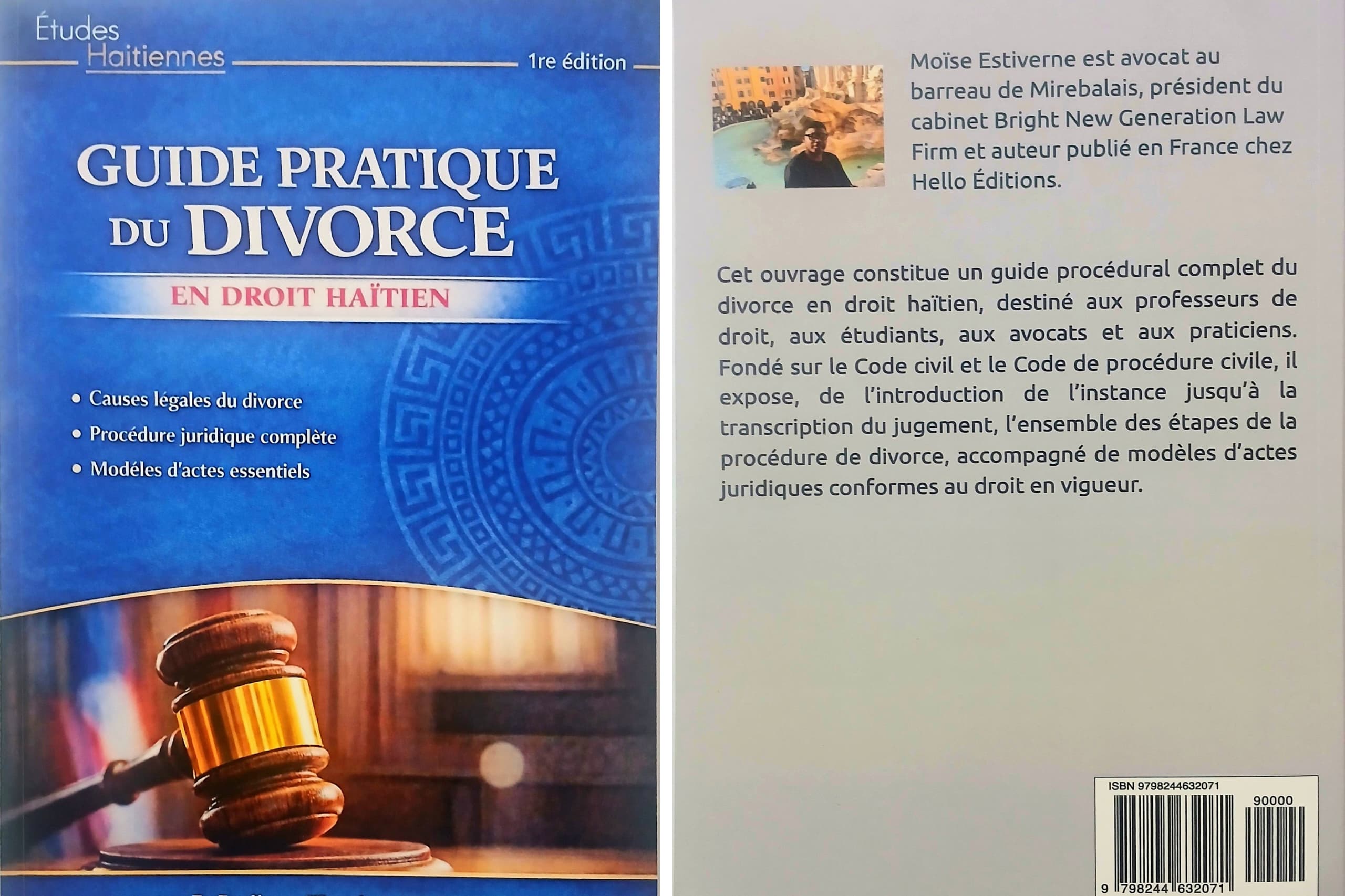 Le divorce en droit haïtien décrypté dans un guide signé Moïse Estiverne