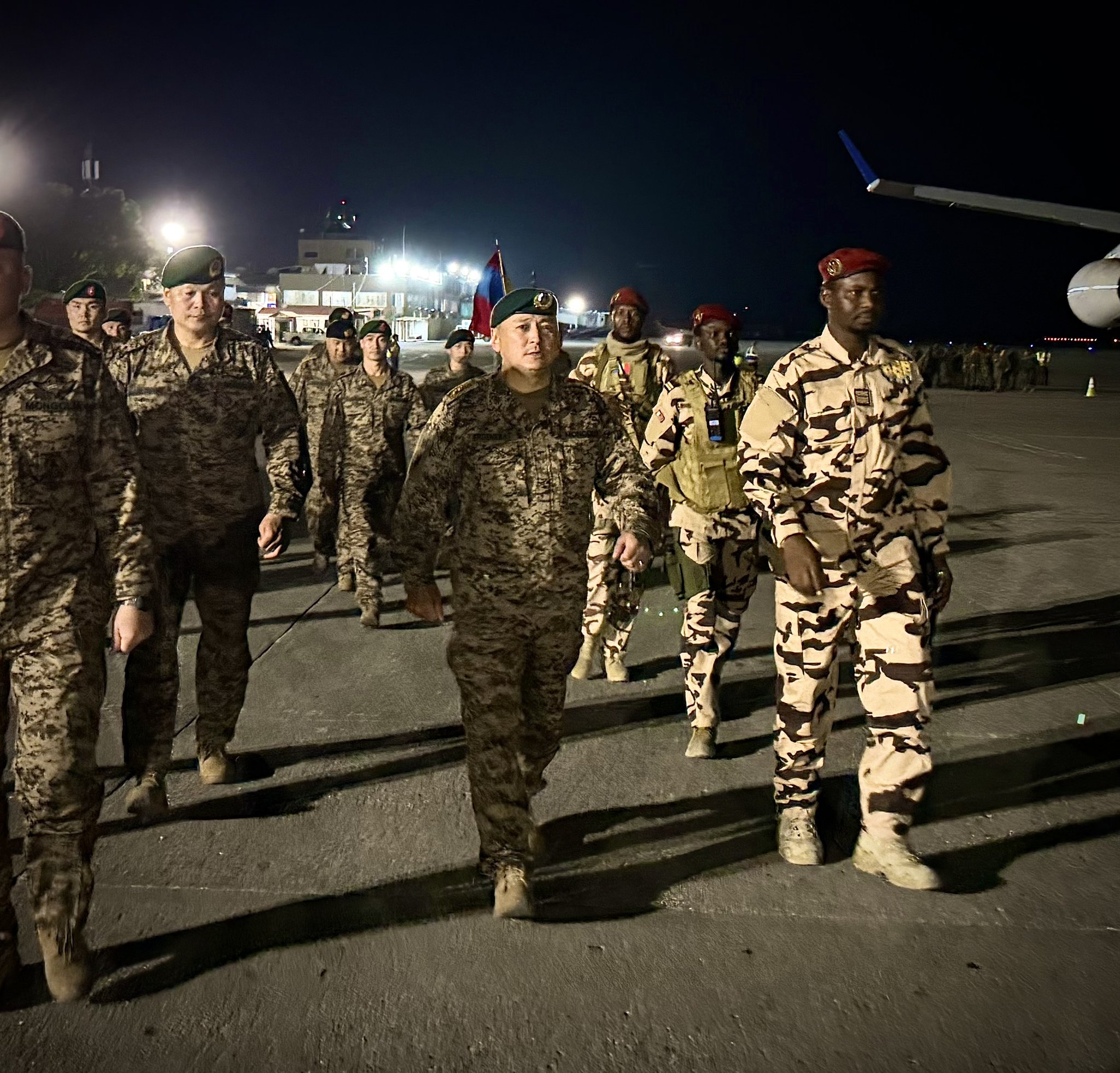 Le général Erdenebat Batsuuri, commandant de la FRG, est arrivé à Port-au-Prince