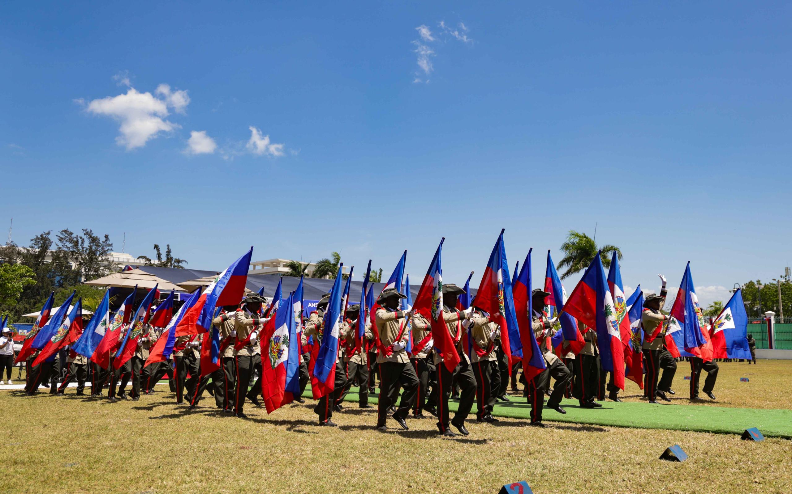 National Flag and the University Celebrated at Haiti’s National Palace